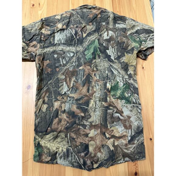 ReadHead Mens Short Sleeve Button Down Camo Shirt Small - Picture 7 of 7